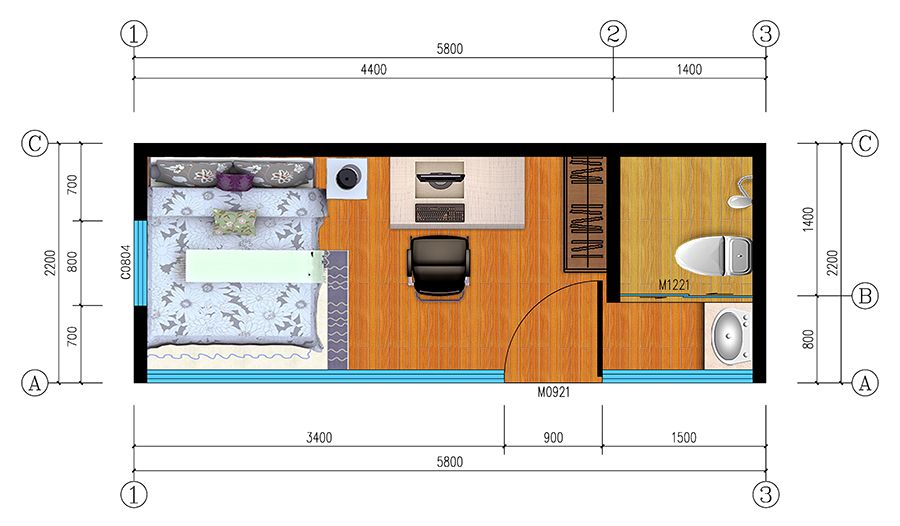 20TF Apple Cabin