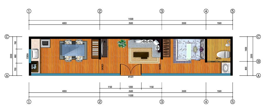 20TF/40TF Apple Cabin Group