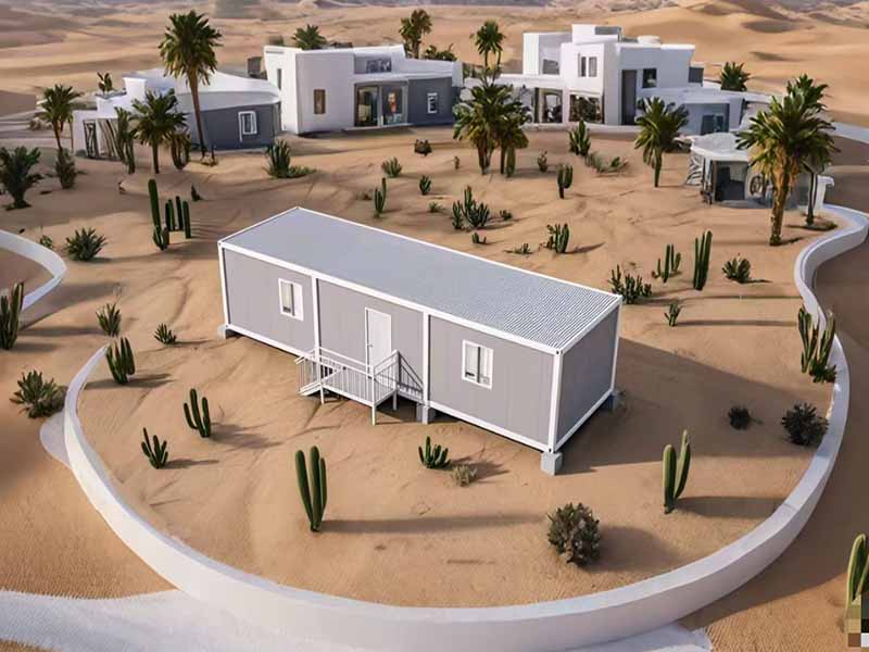 A breathing house Retractable Container Room