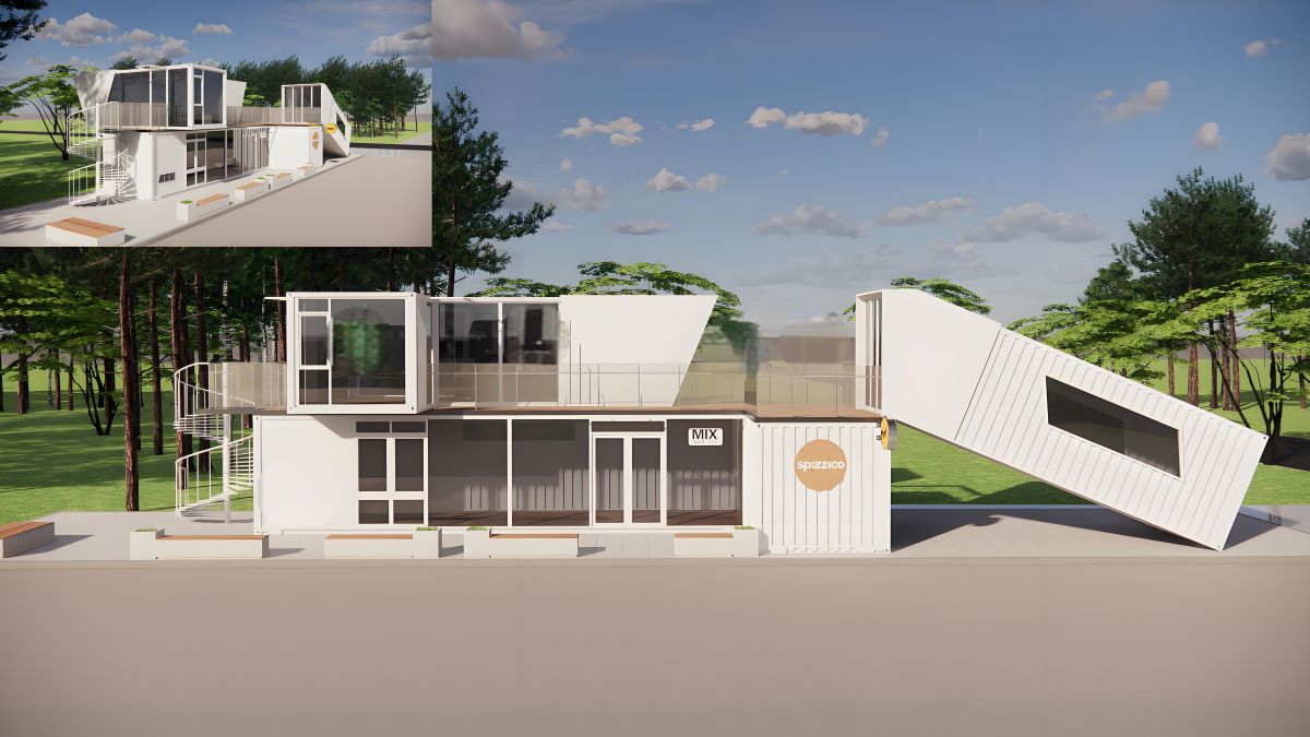 Creative Outdoor Integrated Container House