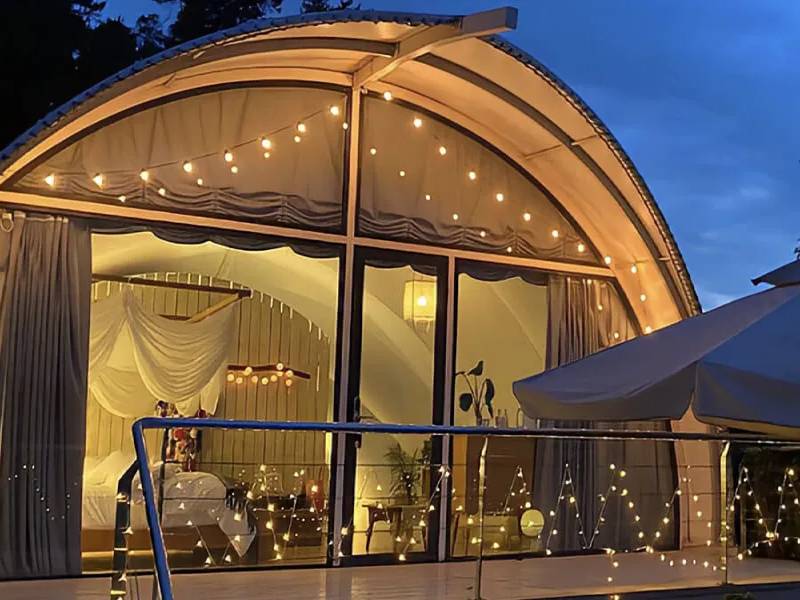 A Starry Night Under the Star Valley Glamping Tent: A Customer’s Journey