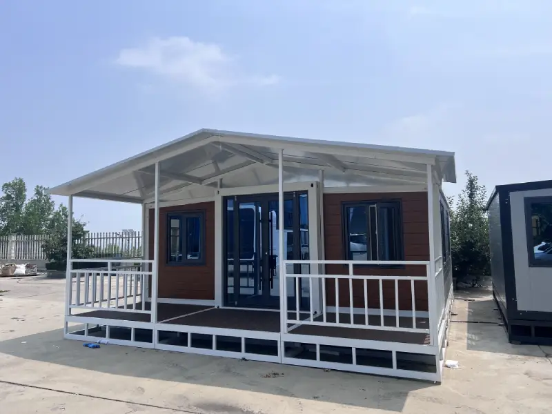 SXKON 20FT Retractable Container Room Hall with Shade