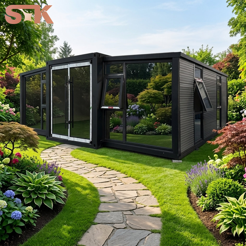 What is a double-wing expansion box-type house and what are 